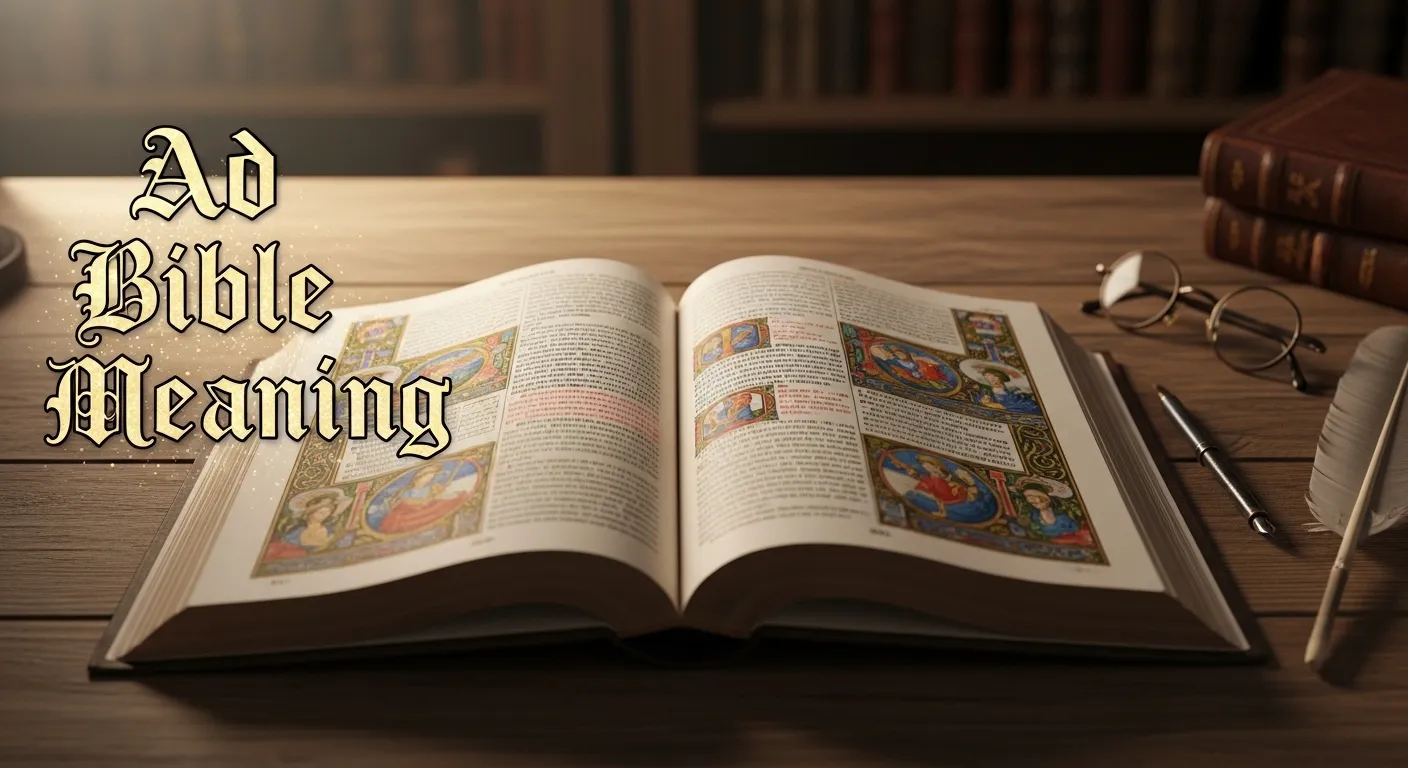 Ad Bible Meaning