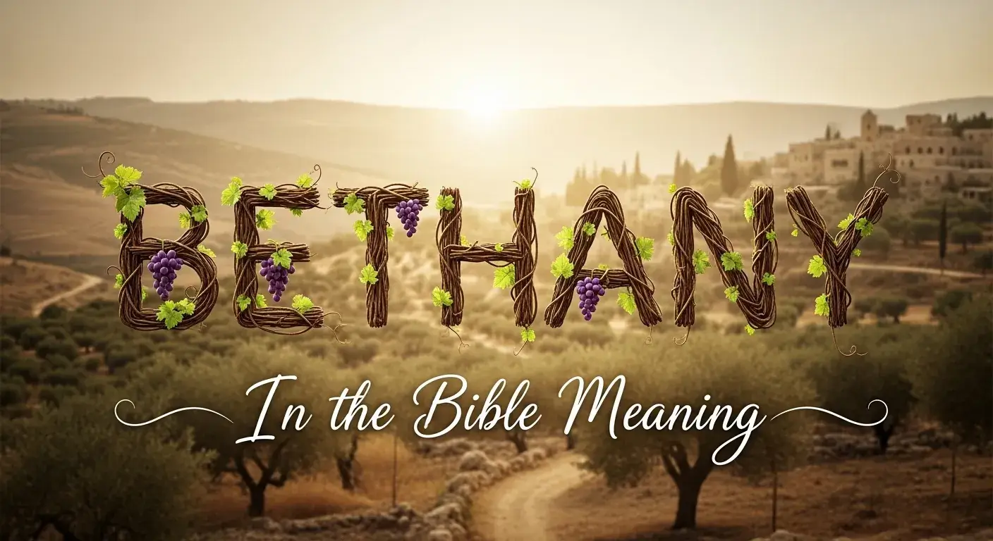 Bethany in the Bible Meaning