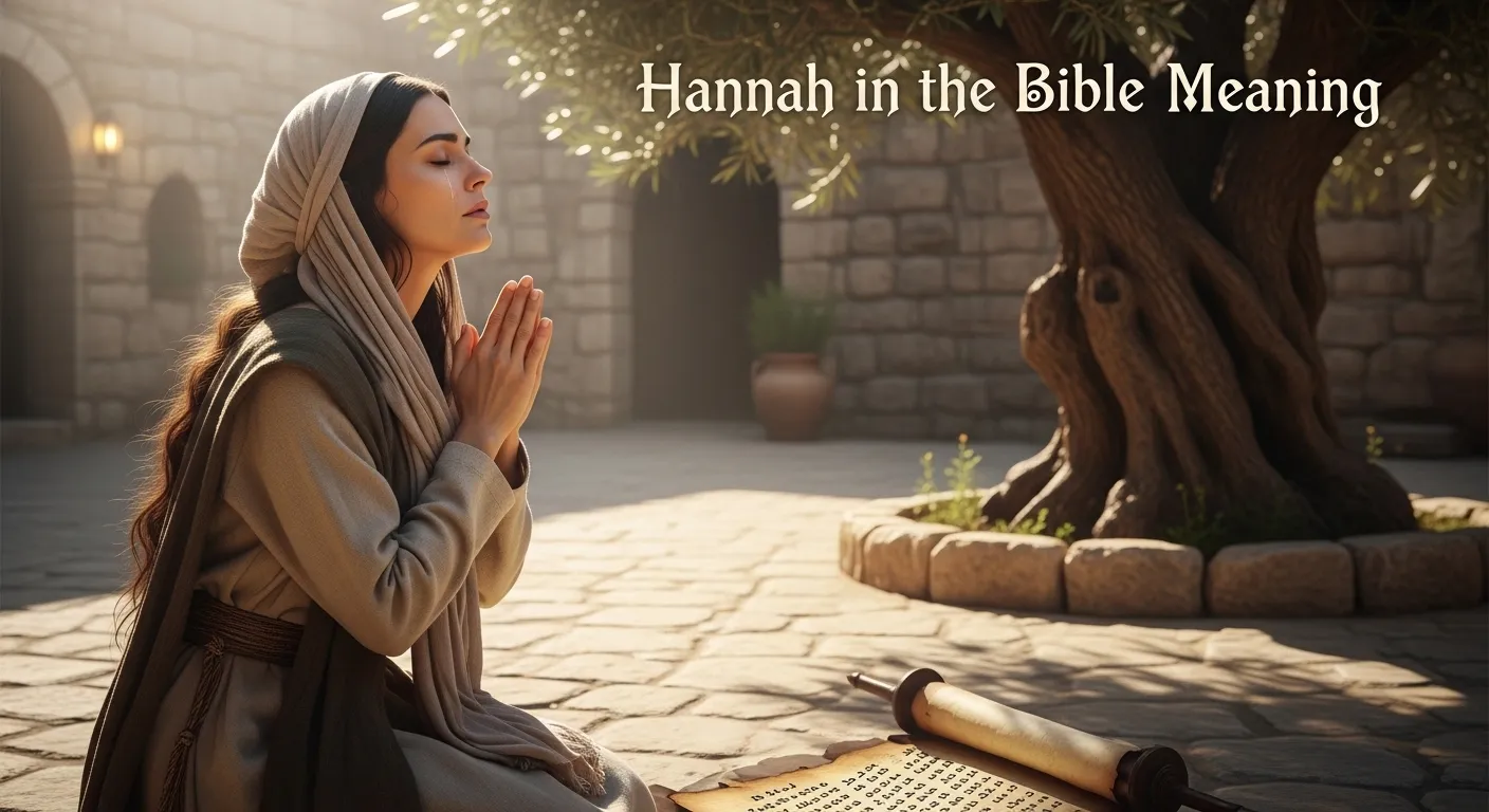 Hannah in the Bible Meaning