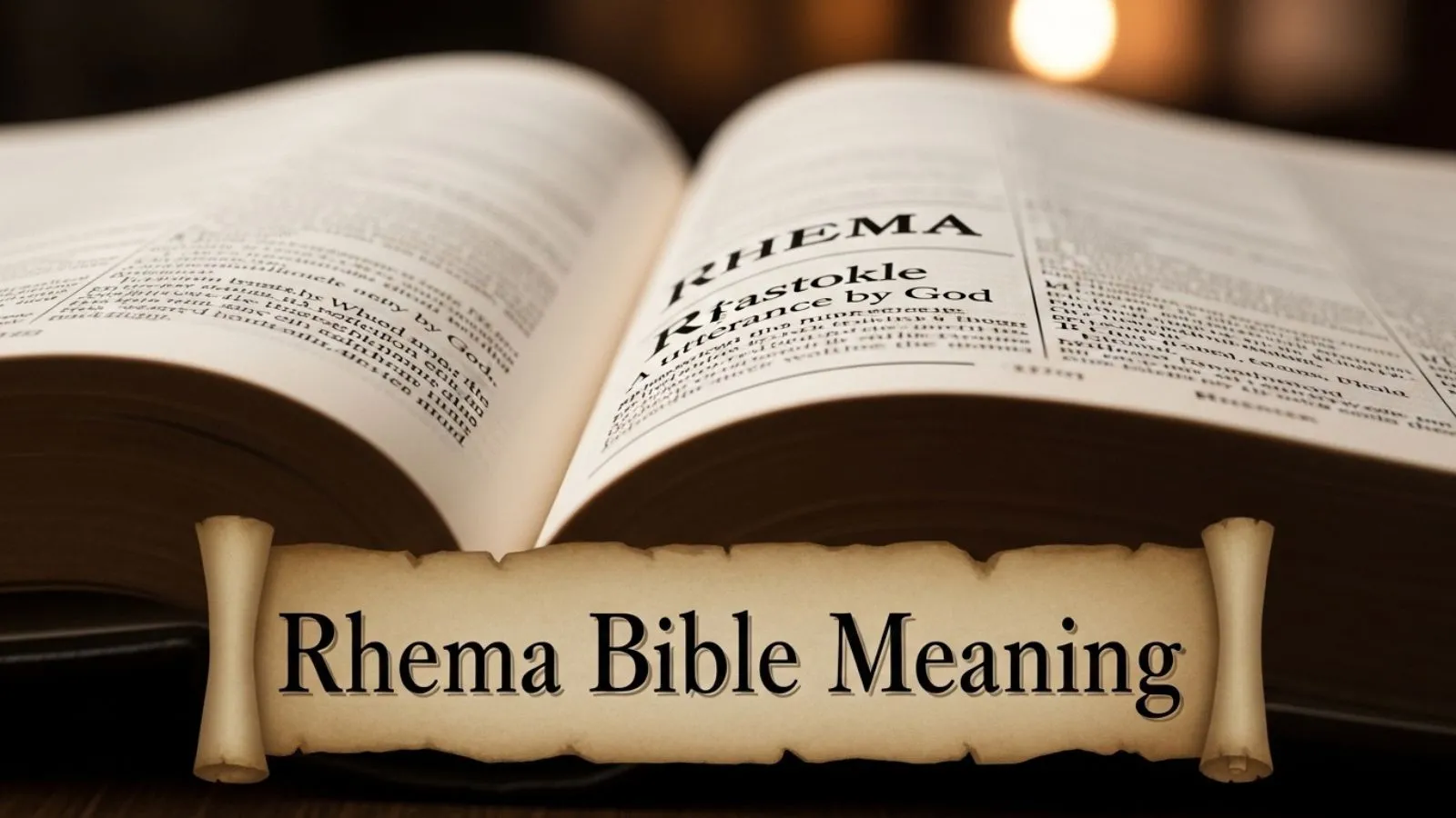 Rhema Bible Meaning