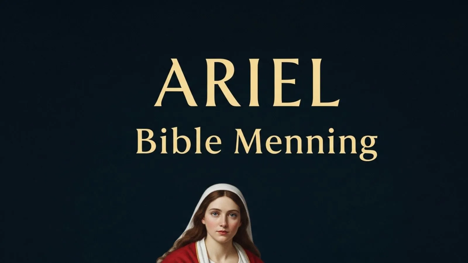 Ariel Bible Meaning