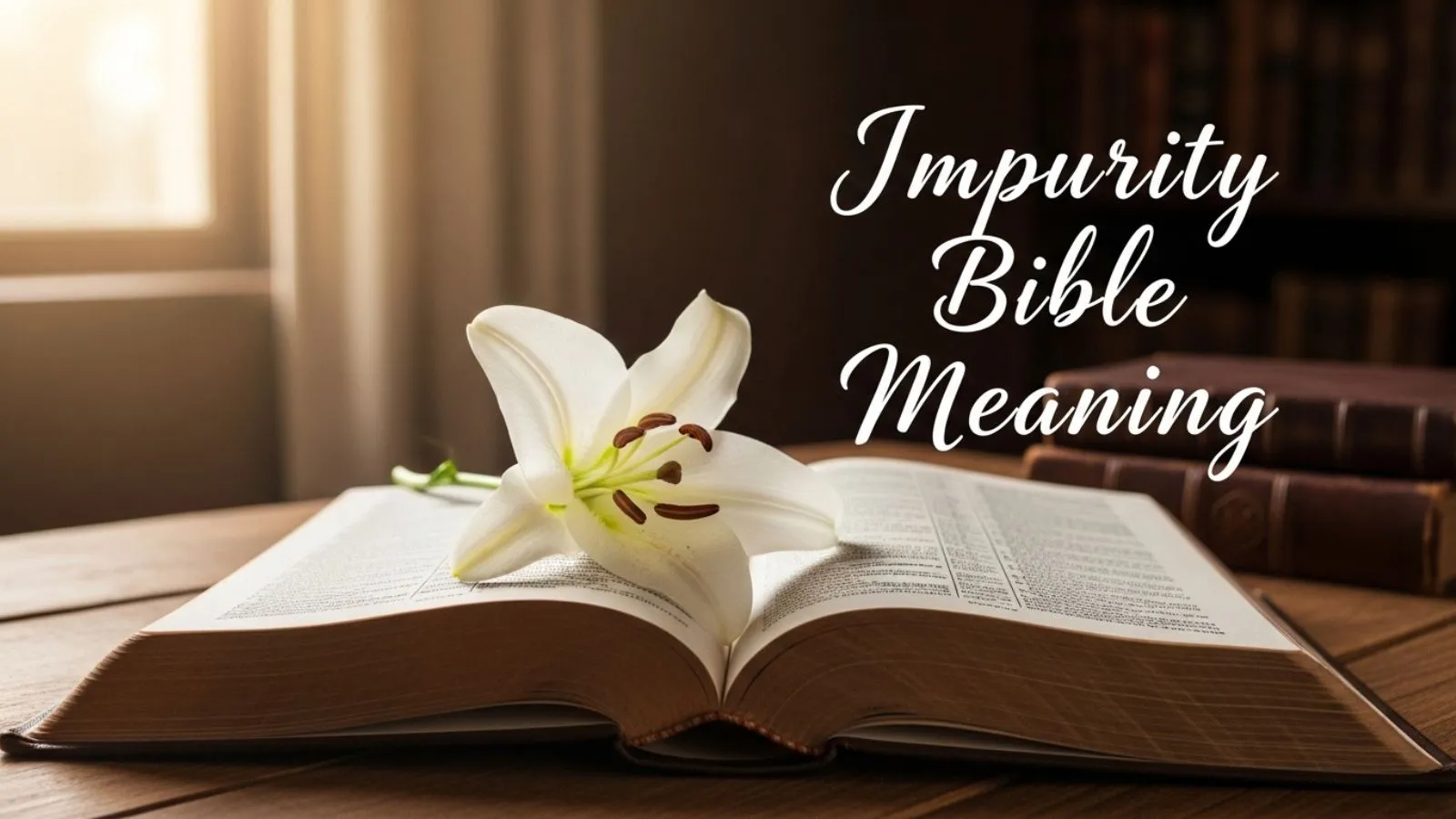 Impurity Bible Meaning