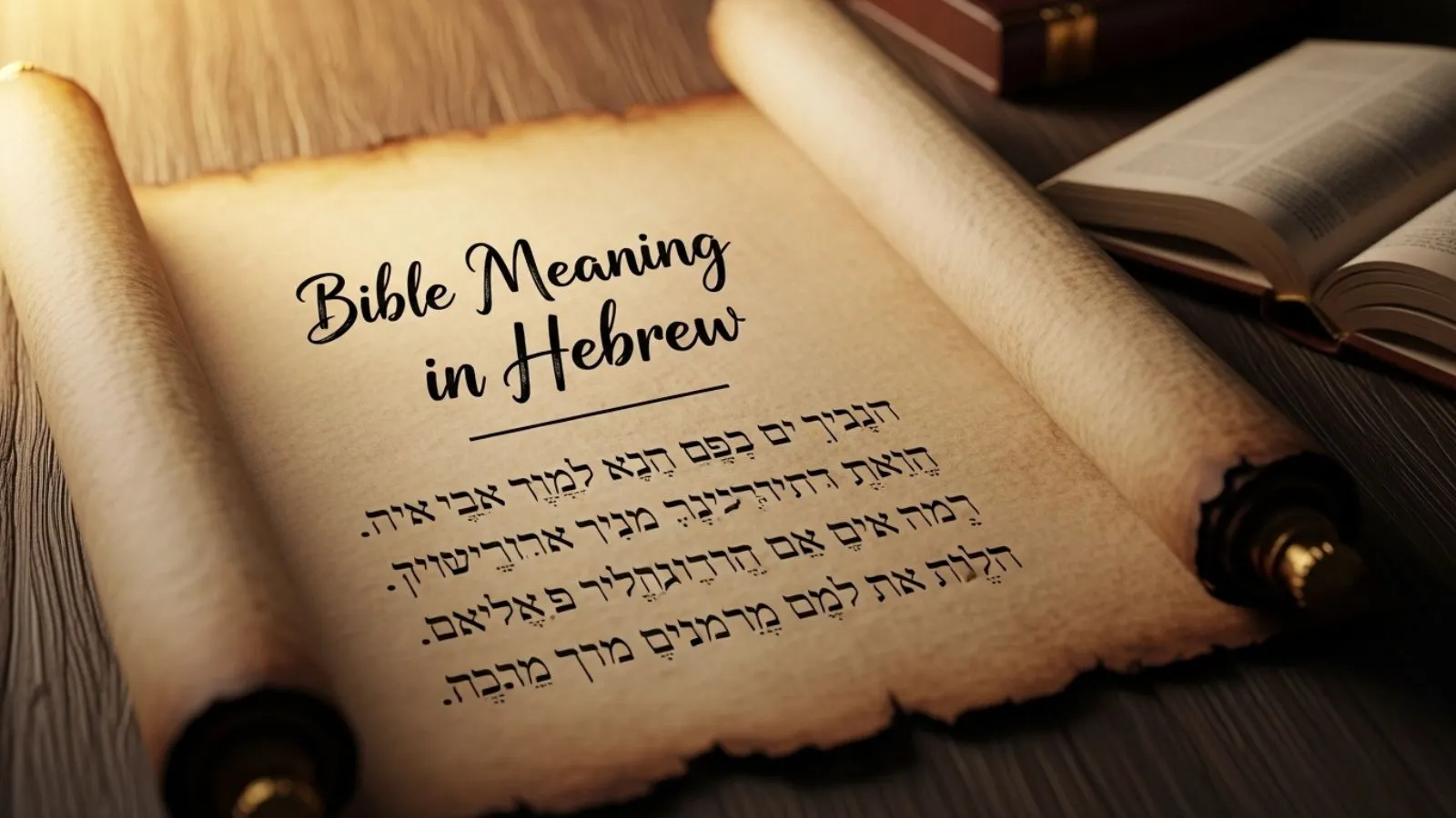 Bible meaning in Hebrew