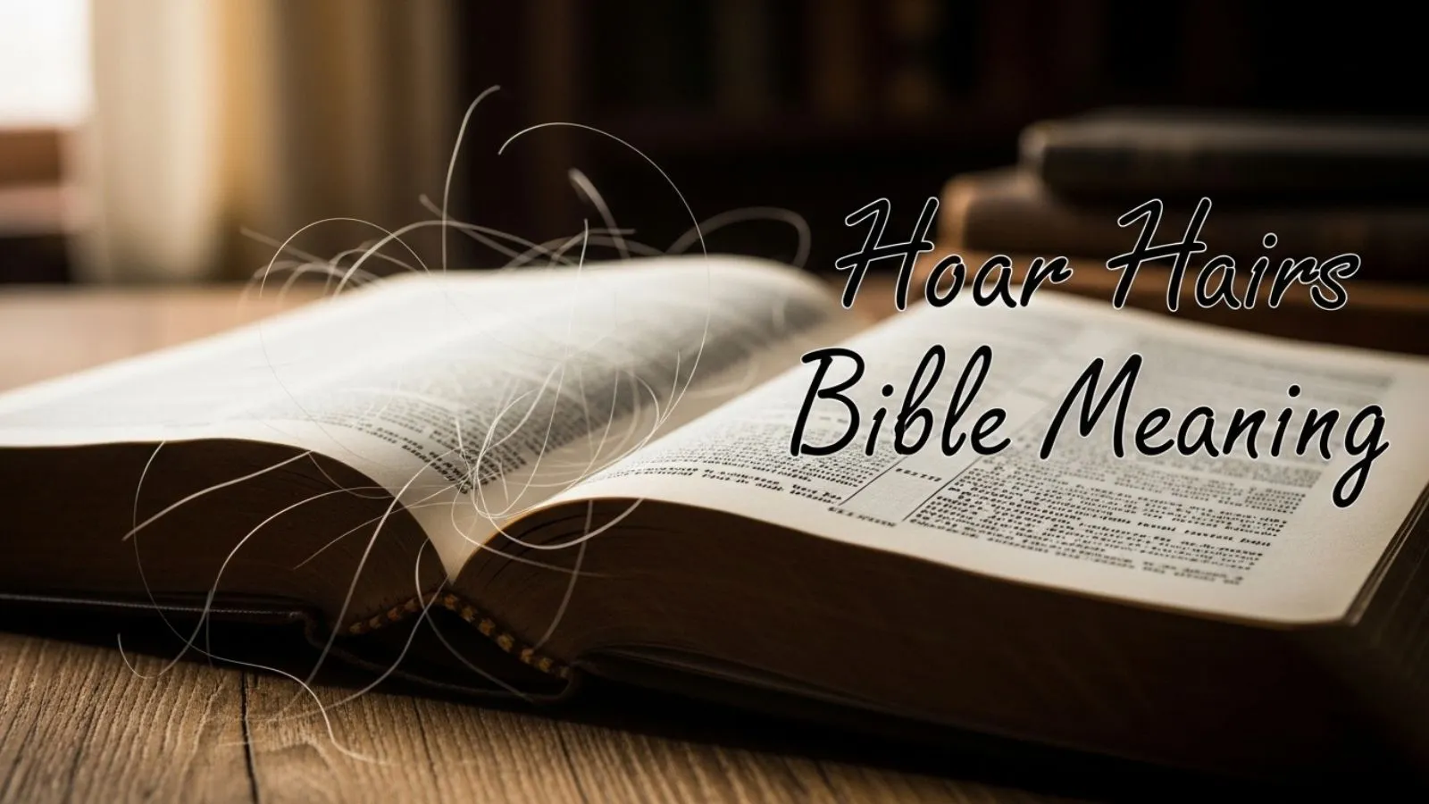 Hoar Hairs Bible Meaning