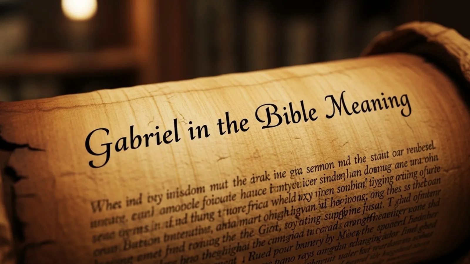 Gabriel in the Bible Meaning