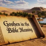 Goshen in the Bible Meaning