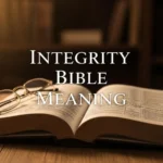 Integrity Bible Meaning
