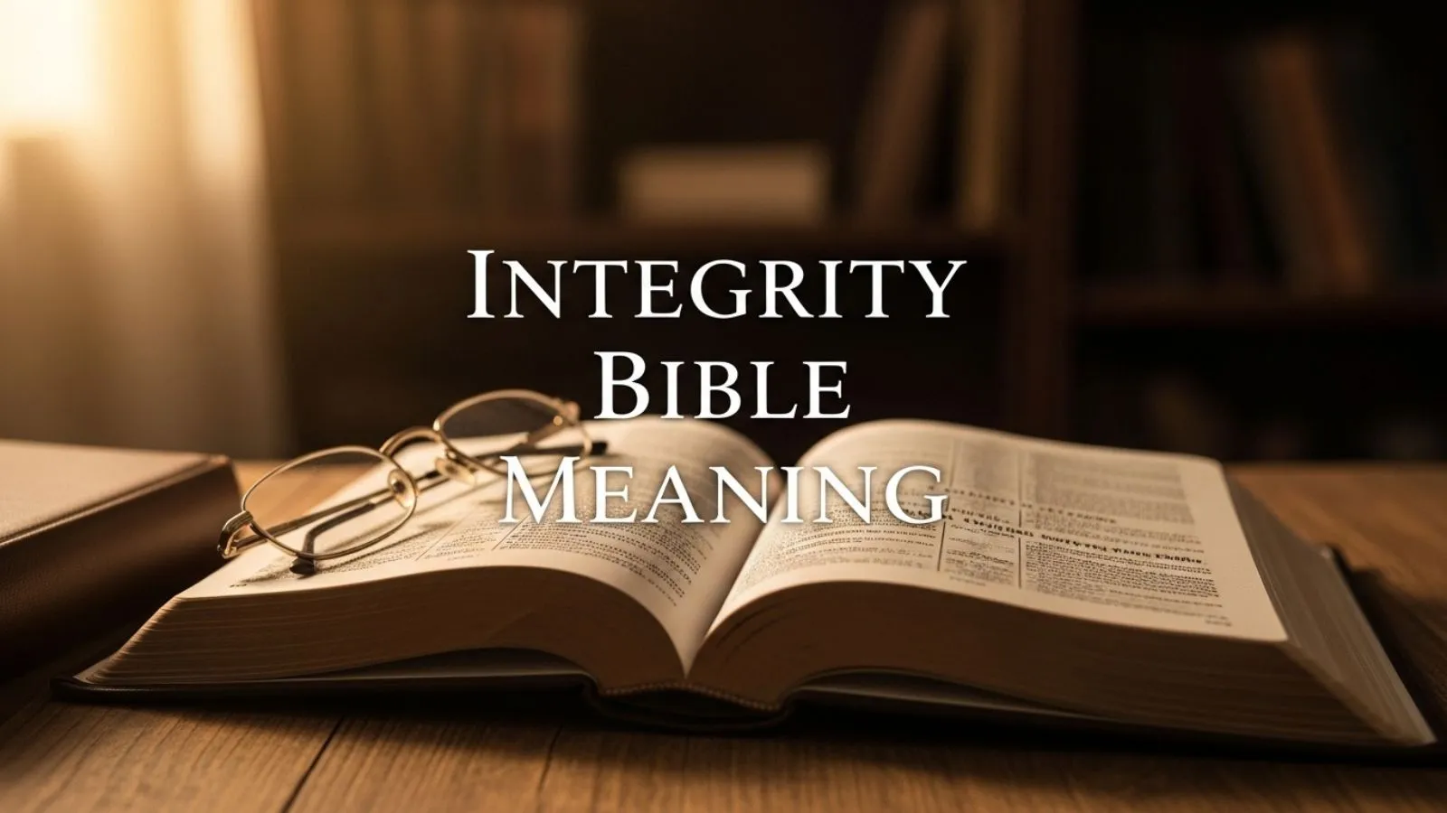 Integrity Bible Meaning