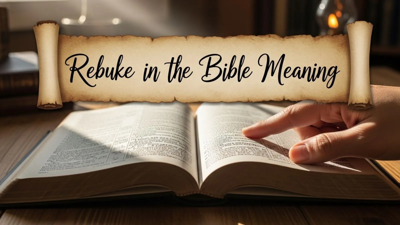 Rebuke in the Bible Meaning