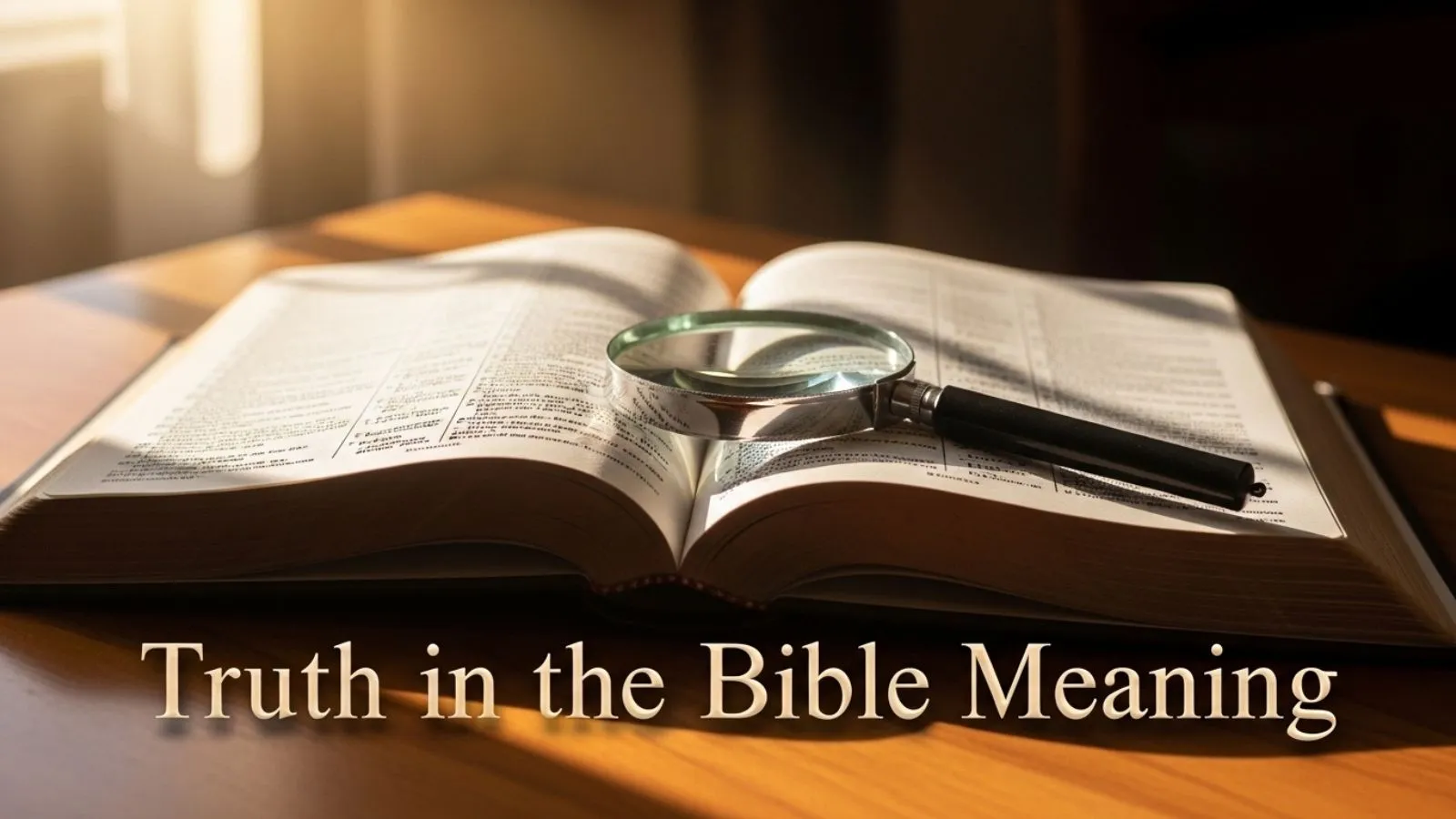 Truth in the Bible Meaning