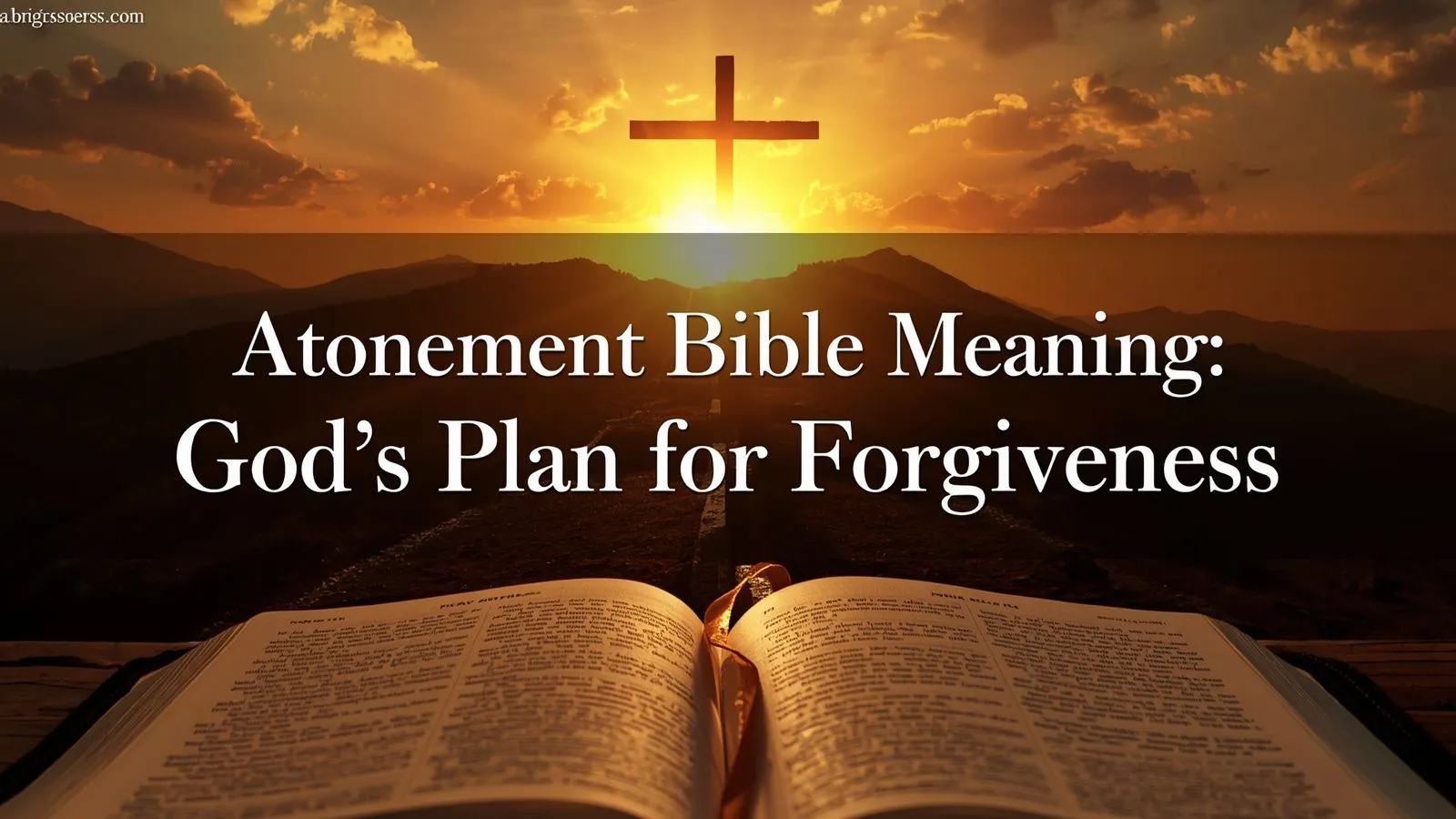 Atonement Bible Meaning