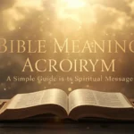 Bible Meaning Acronym