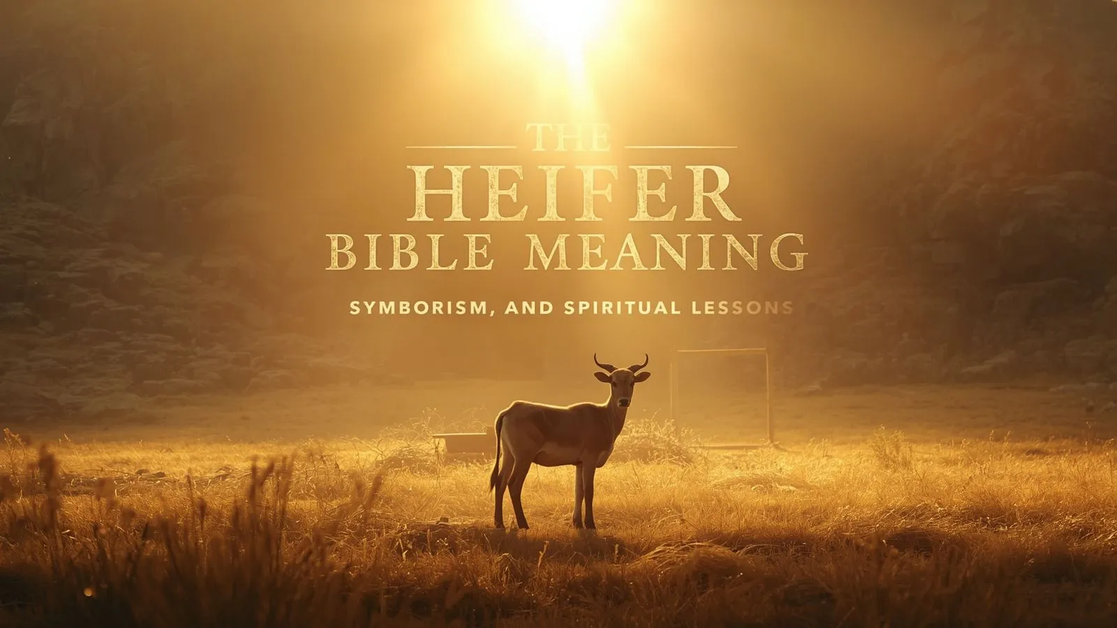 Heifer Bible Meaning