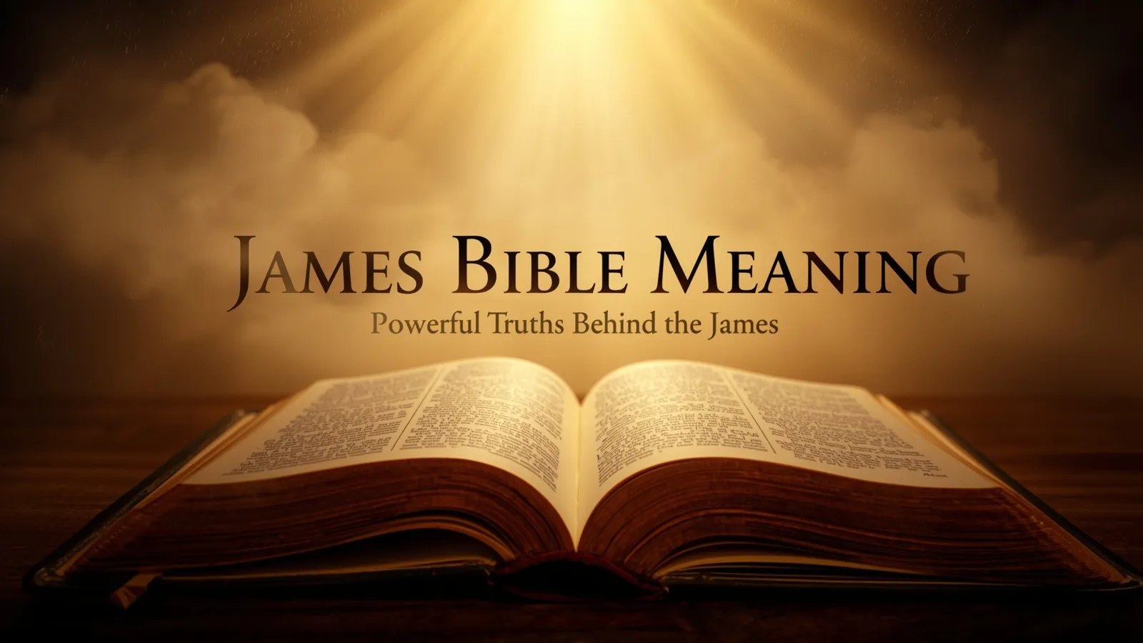 James Bible meaning