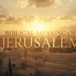 Jerusalem Bible Meaning