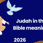 Judah in the Bible meaning