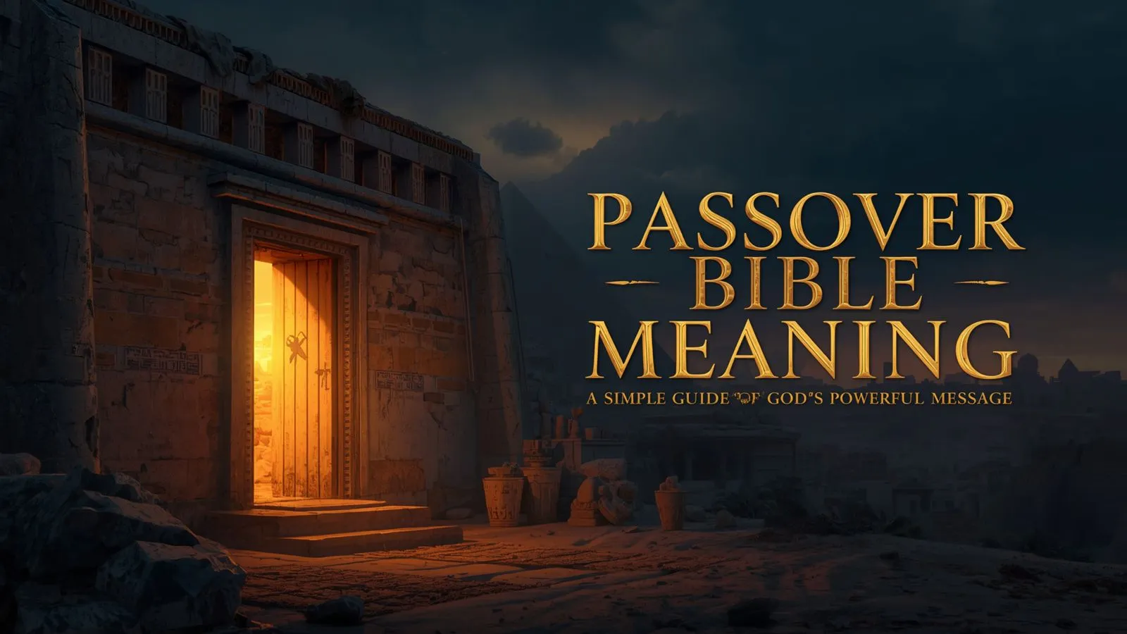 Passover Bible Meaning