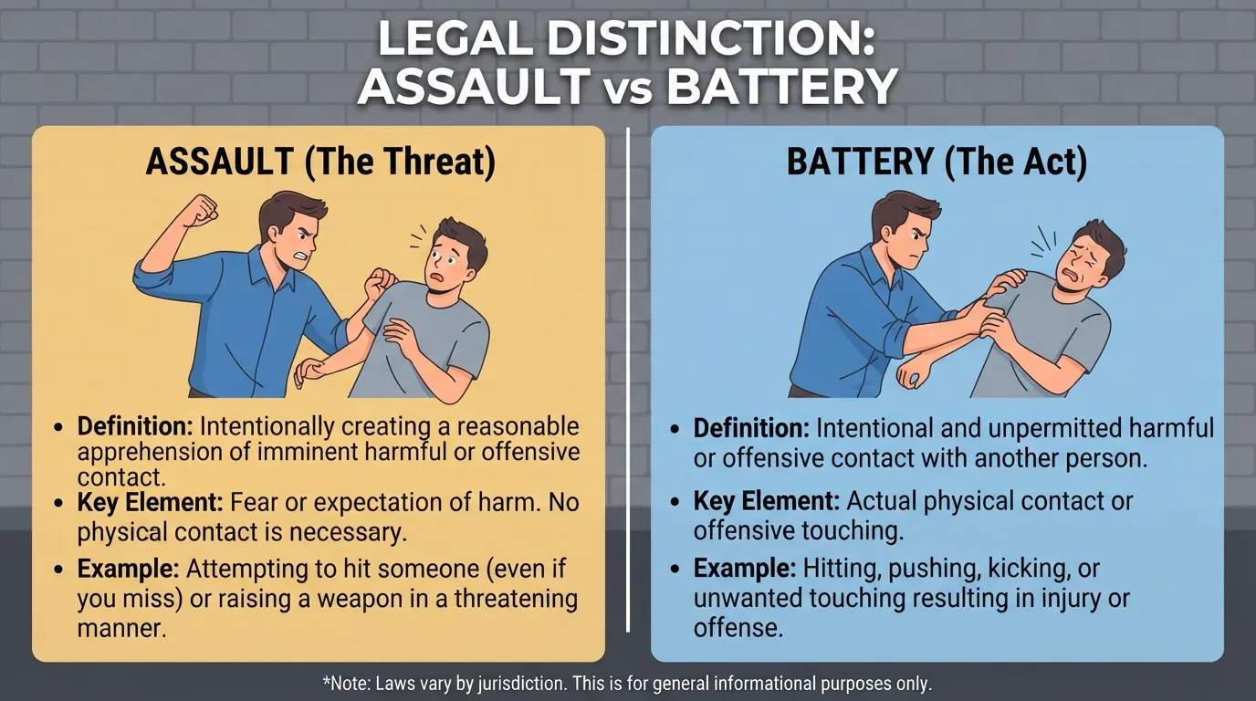 Battery vs Assault