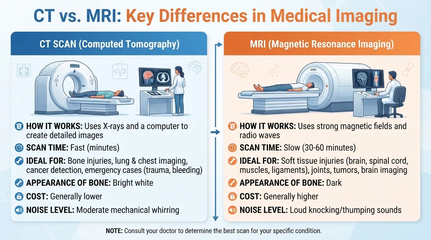 CT vs MRI