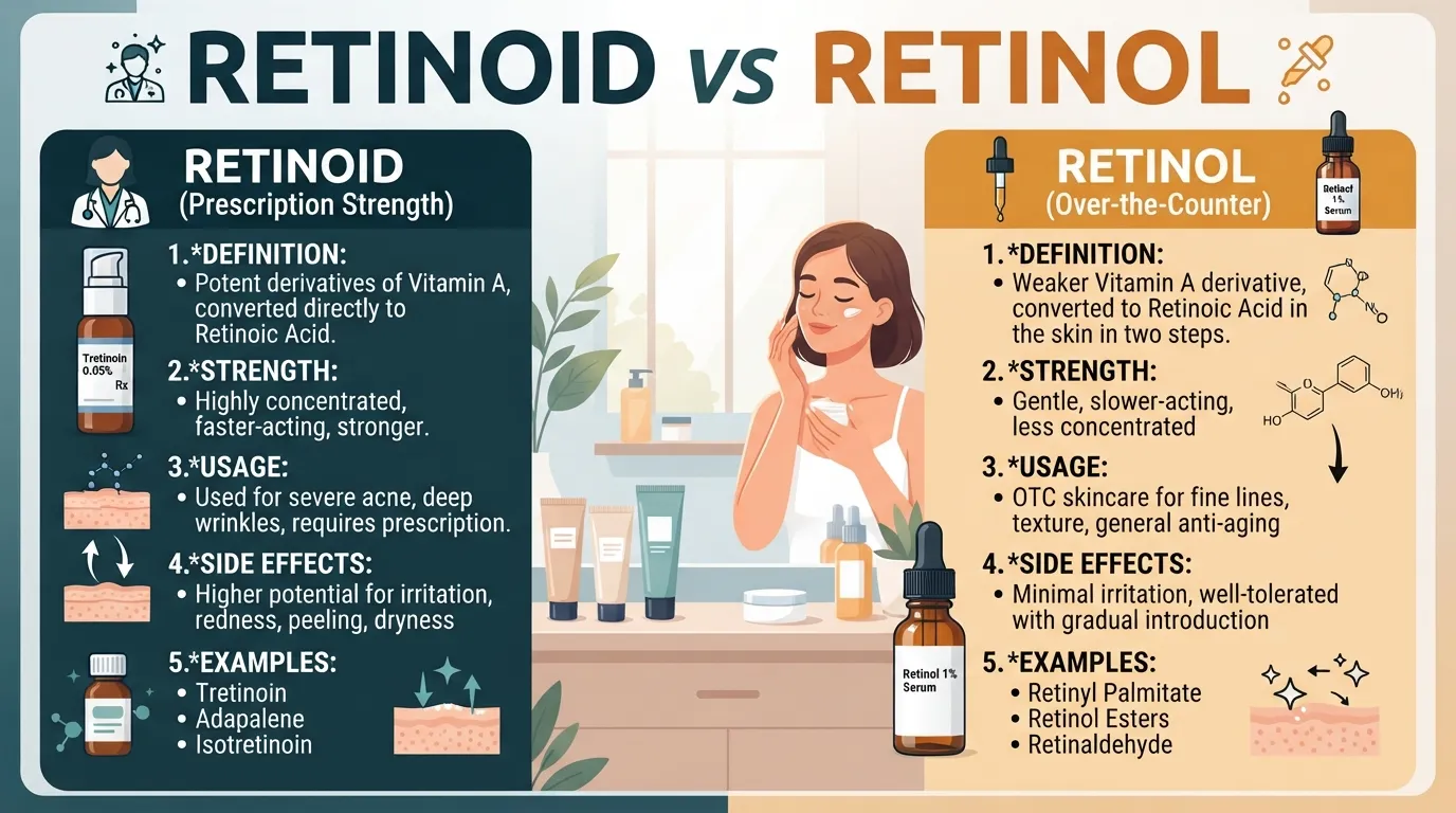 Retinoid vs Retinol