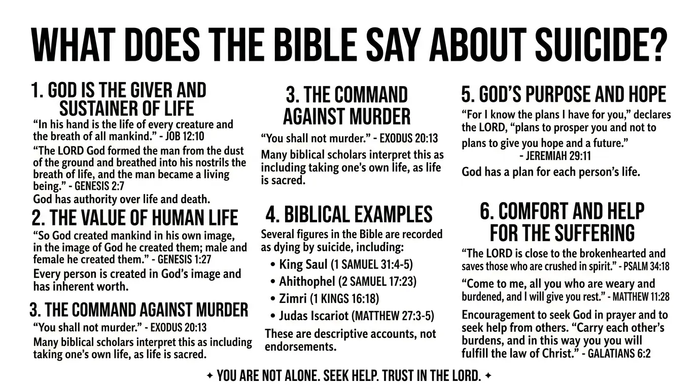 What Does the Bible Say About Suicide