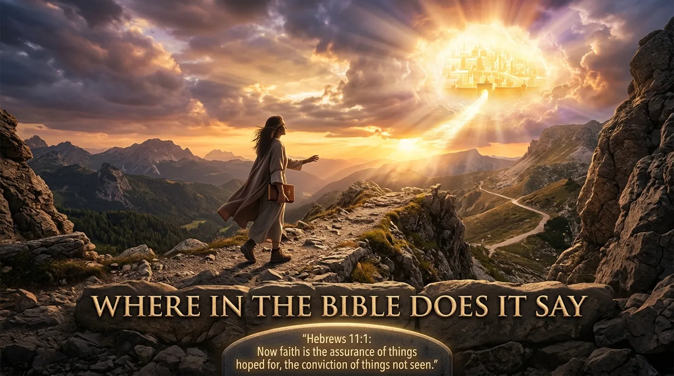 Where in the Bible Does It Say