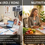 Nutritionist vs Dietician